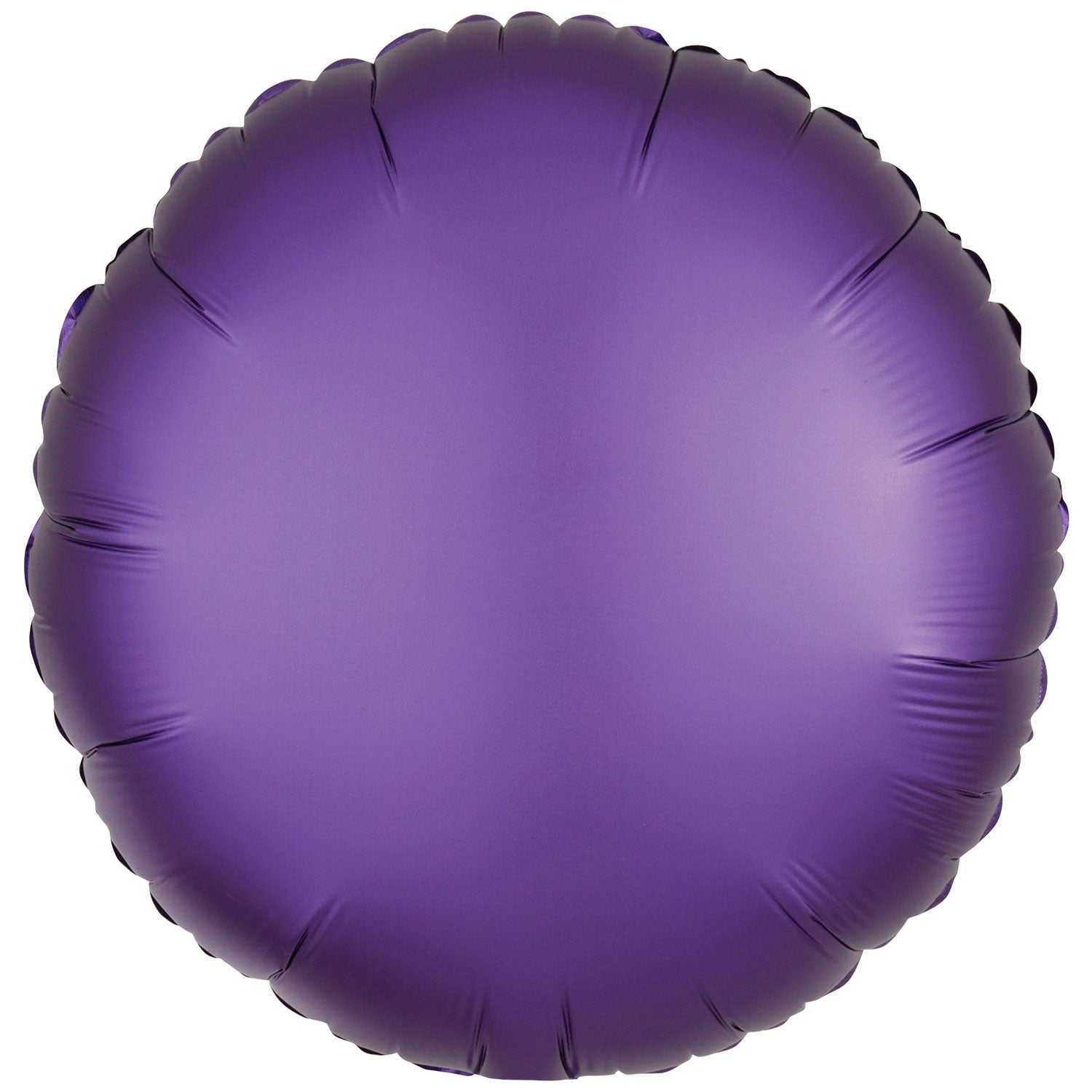 Round balloon with silk sheen 43 cm