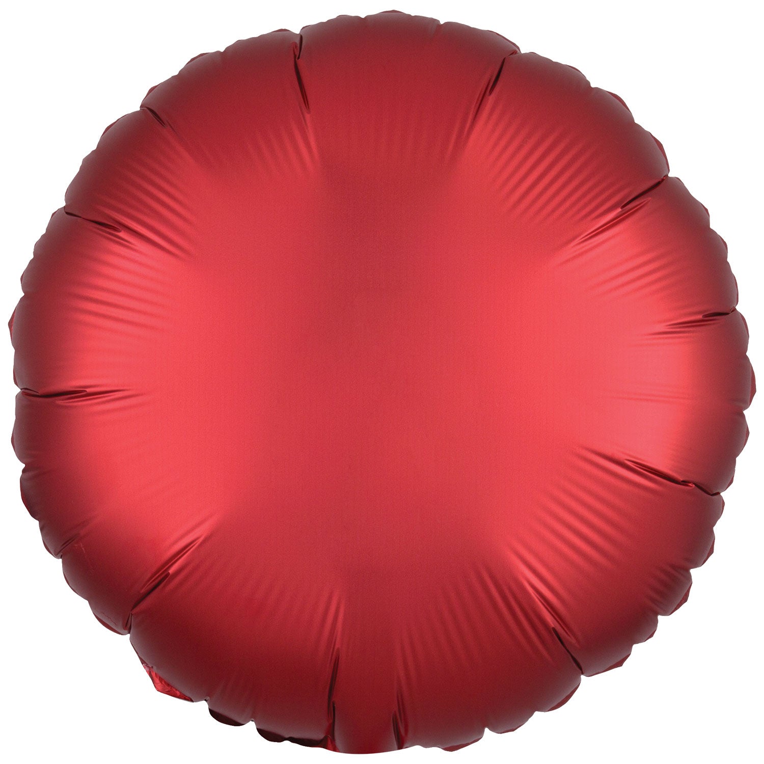 Round balloon with silk sheen 43 cm