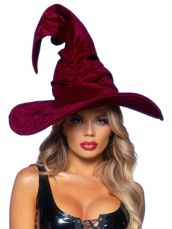 Velvet Corrugated Magician's Hat in Assorted Colors