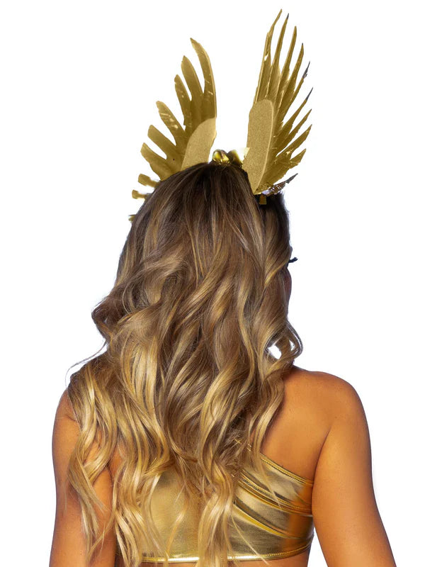 Golden headdress goddess