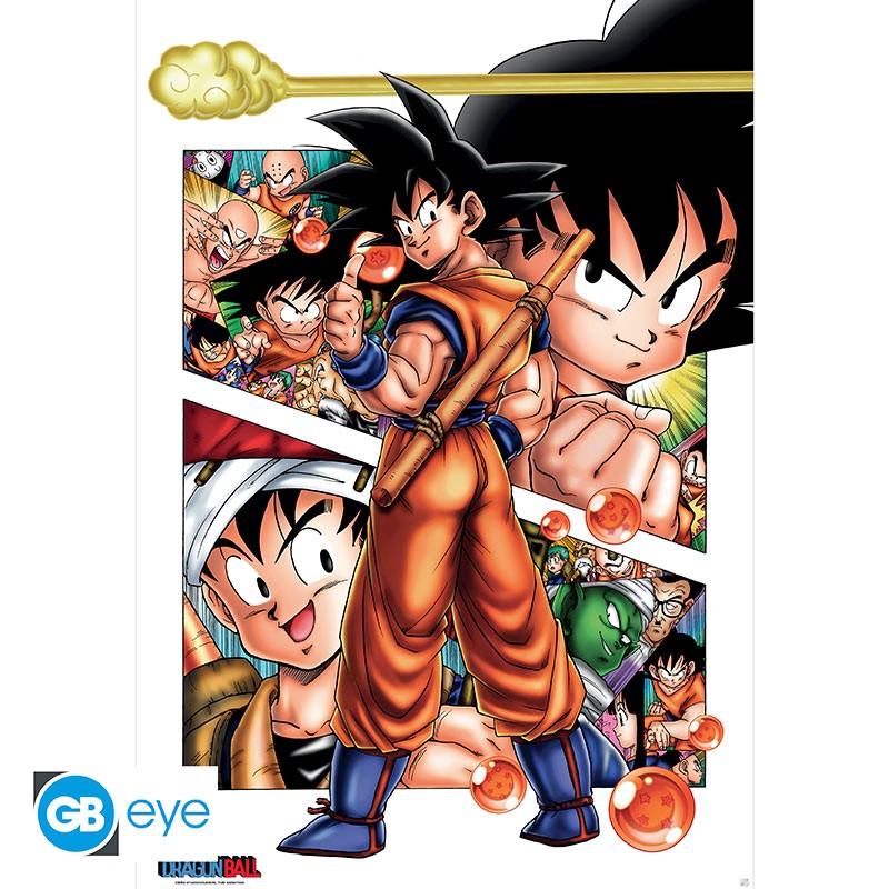 DRAGON BALL - Poster 91.5x61 cm - DB/ Story of Son Goku