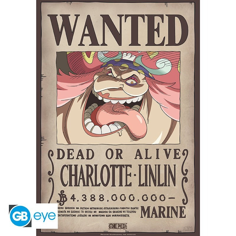 ONE PIECE - poster 52x35 cm - Wanted Big Mom