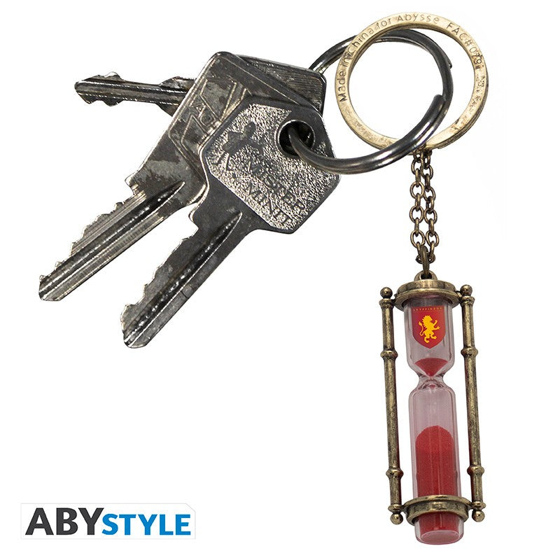 HARRY POTTER - keychain 3D "Gryffindor hourglass"