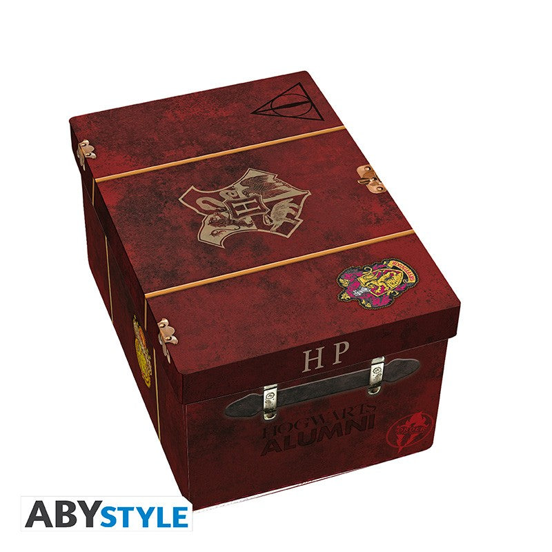 HARRY POTTER - gift set with 3D mug+3D keychain+Pin Hogwarts' suitcase