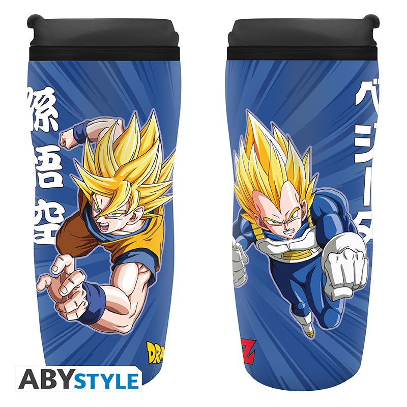 DRAGON BALL - travel mug 355ml "DBZ/Goku & Vegeta"