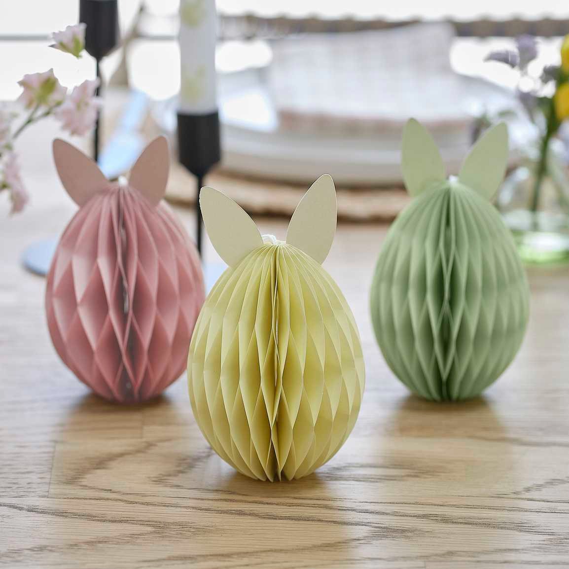 Table decoration Easter Bunny 3 pcs