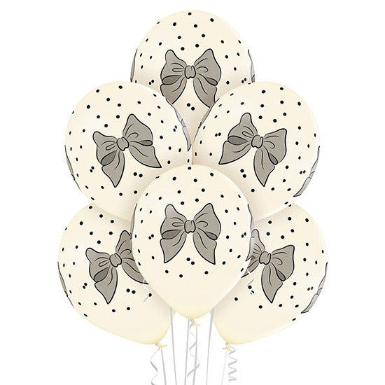 ლატექსის ბუშტი ბაფთა 6ც