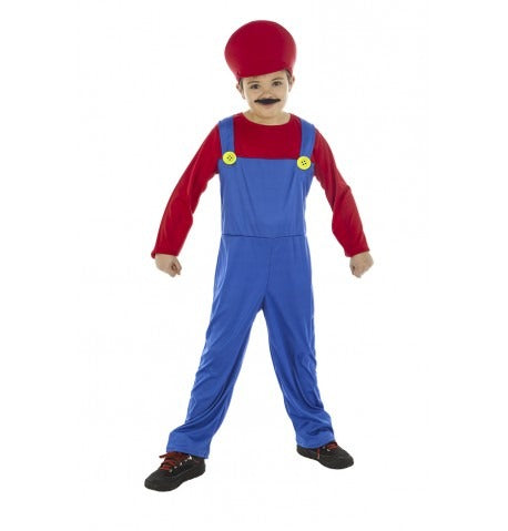 Children's costume Mario red color