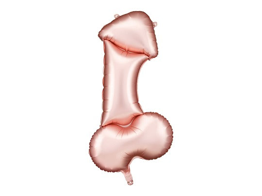 ფოლგირებული ბუშტი პენისის ფორმის rose gold  46 x 88 სმ