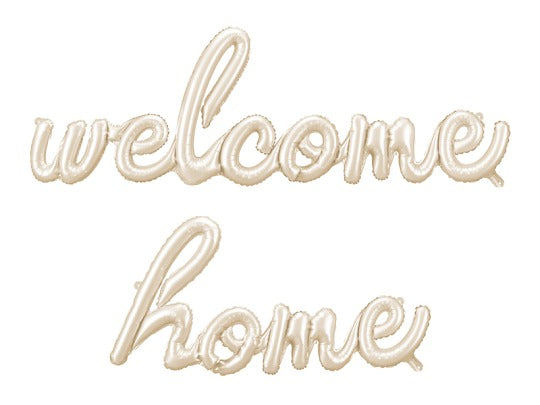 ჰაერით გაბერვადი ბუშტების ბანერი Welcome Home  258 x 55 სმ