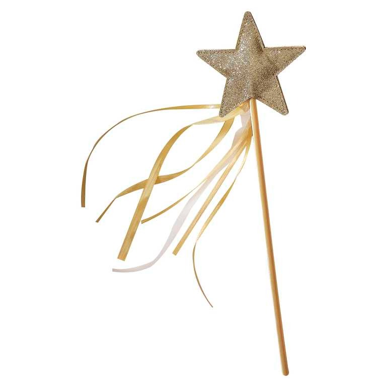 A fairy wand with a golden shining star