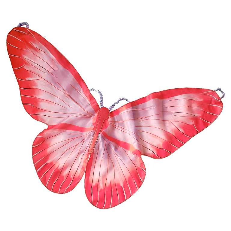 Butterfly wings in red-purple
