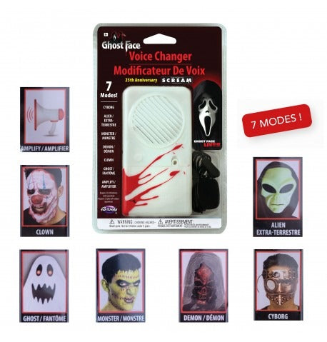 ხმის შემცვლელი GHOST FACE 7 ვარიანტი