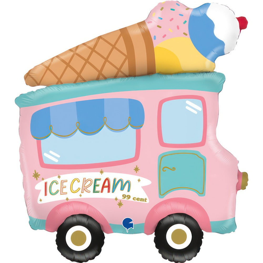 Foil balloon 's Ice Cream Truck 57x64 cm