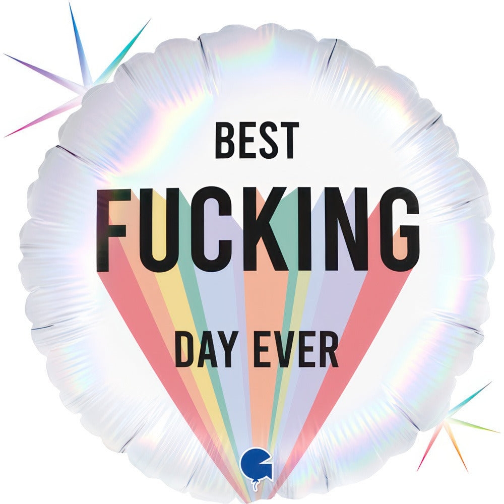ფოლგირებული ბუშტი Best Fucking Day Ever 46სმ