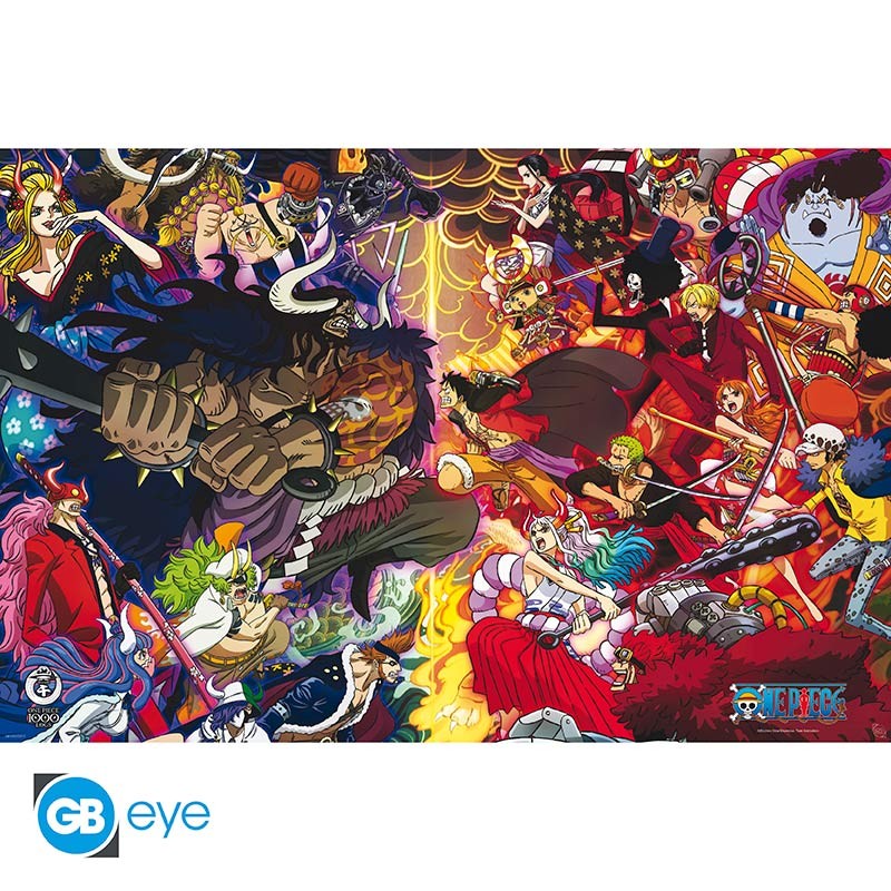 ONE PIECE - poster "1000 logs Final Fight" 91.5x61 cm