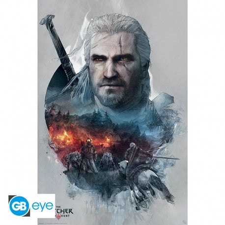 THE WITCHER - პოსტერი Geralt  91.5x61 სმ
