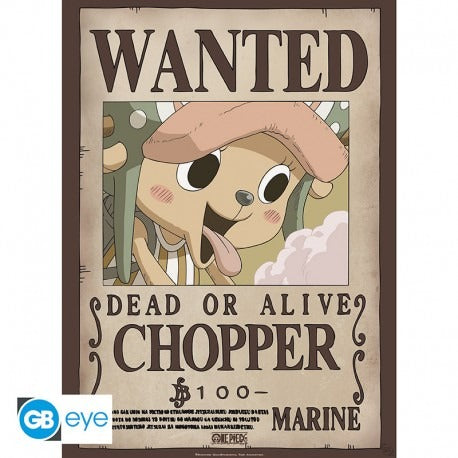 ONE PIECE - Poster 52x38 cm - Wanted Chopper
