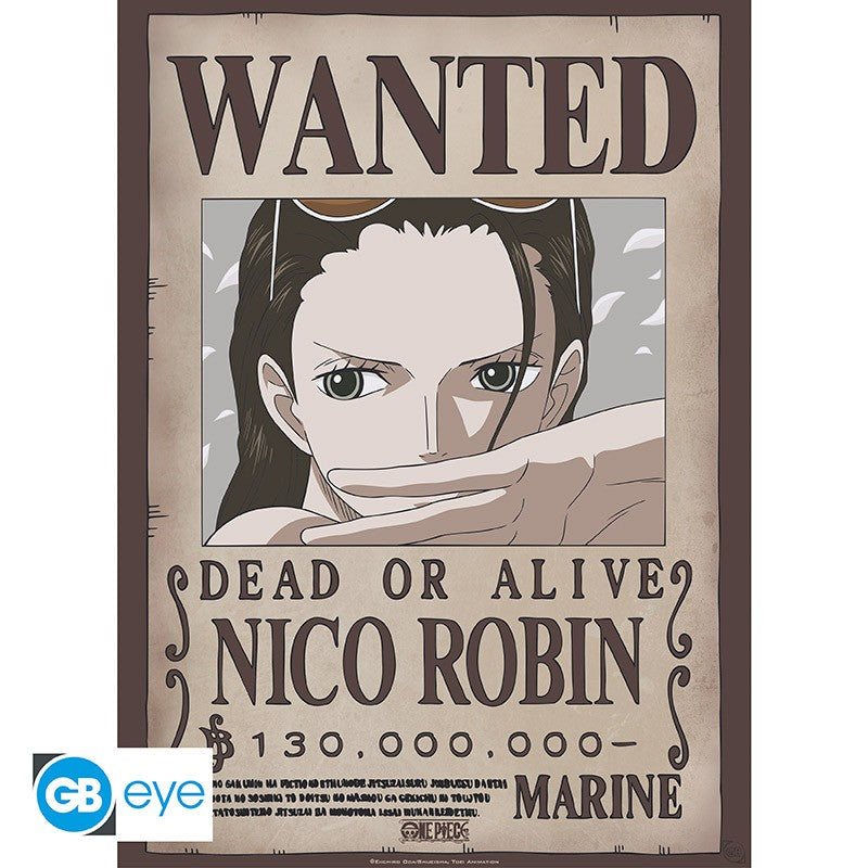 ONE PIECE - poster "Wanted Nico Robin" 52x38 cm
