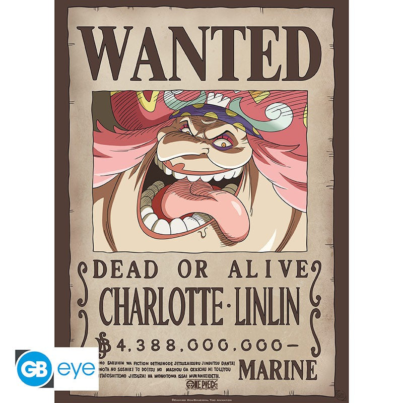 ONE PIECE - poster "Wanted Big Mom" 52x38 cm
