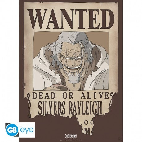 ONE PIECE - poster 52x38 cm - Wanted Rayleigh