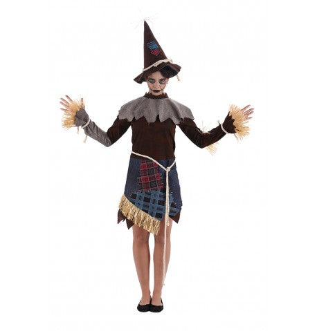 The costume of the witch is dangerous in different sizes