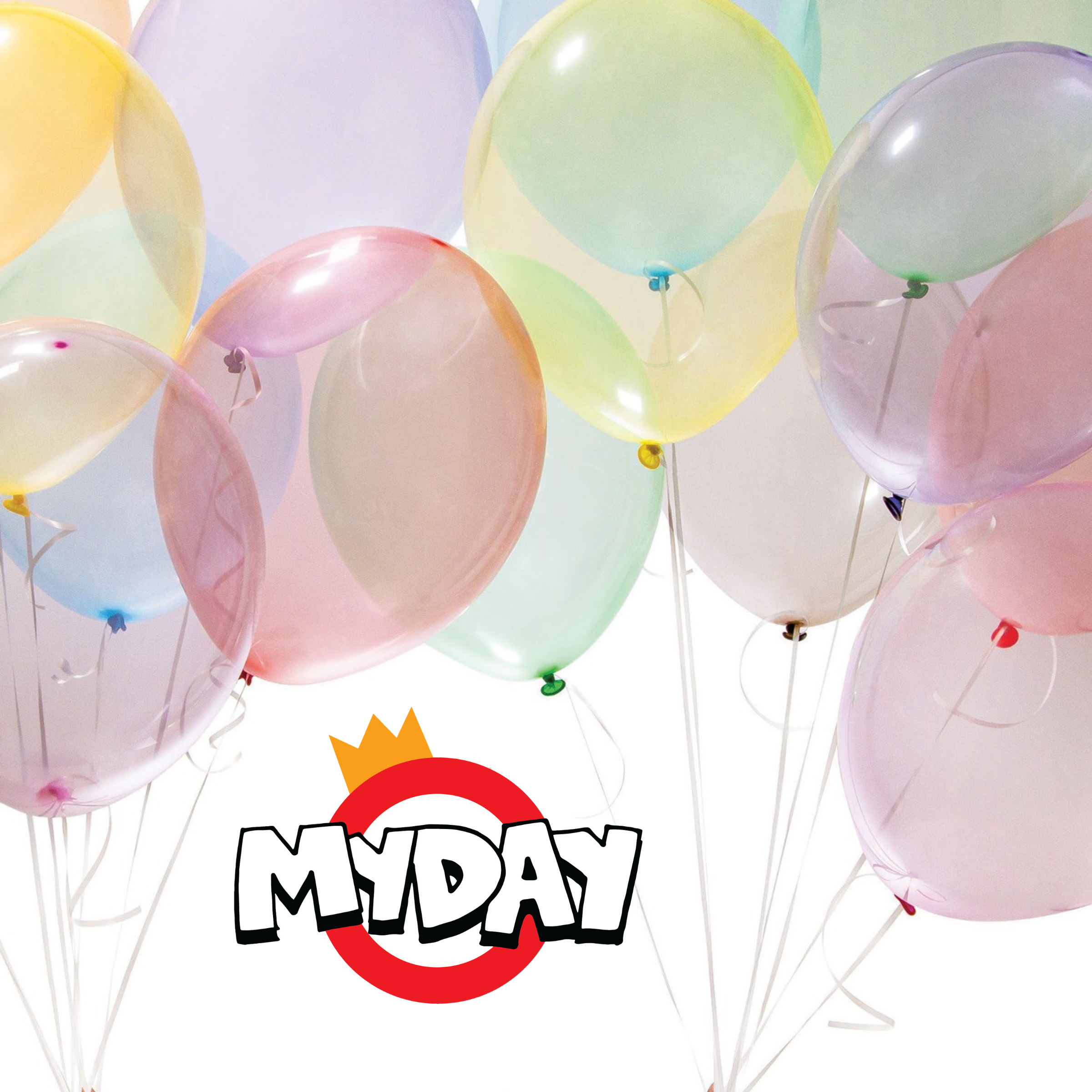 საპნის ბუშტები ფერადი 40სმ 10ც