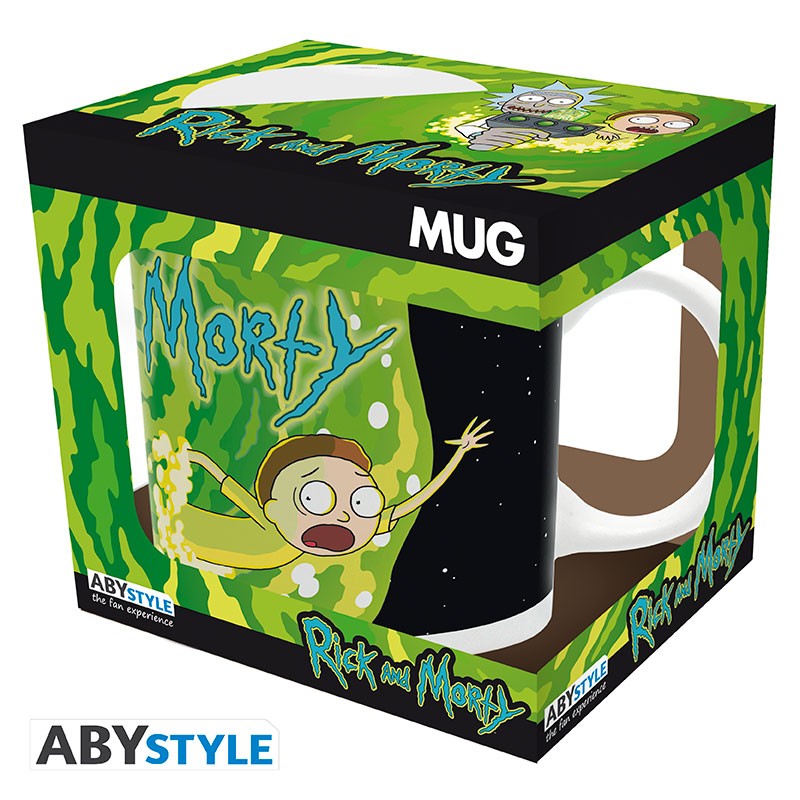 RICK AND MORTY - mug 320 ml - Logo - subli - with box
