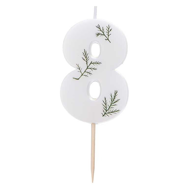 Digital candles with burning decoration