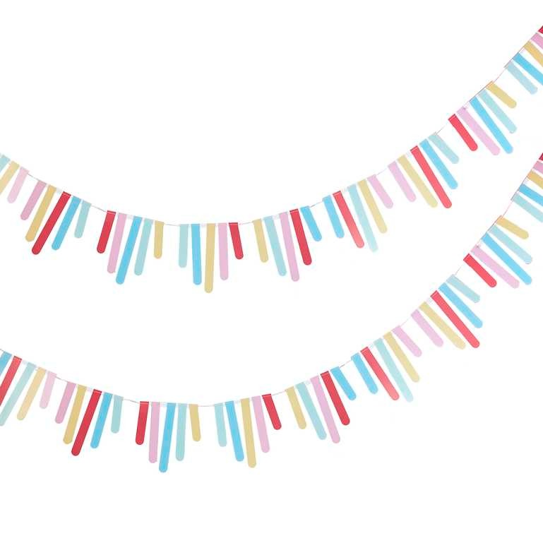 Hanging colorful decoration Card Stick 3 x 1 m