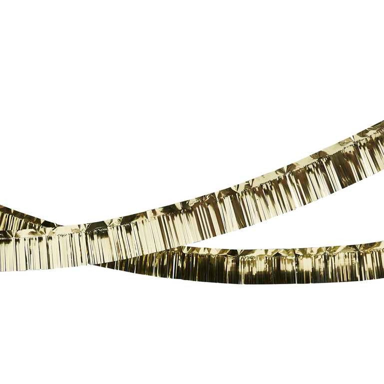 5m golden/silver colored garland