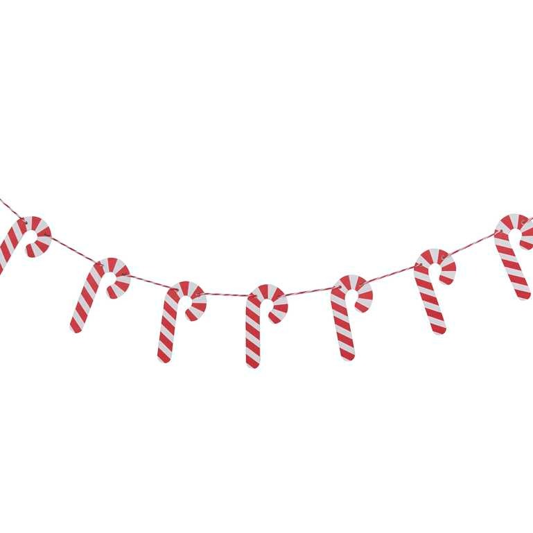 Candy Cane Christmas Banner