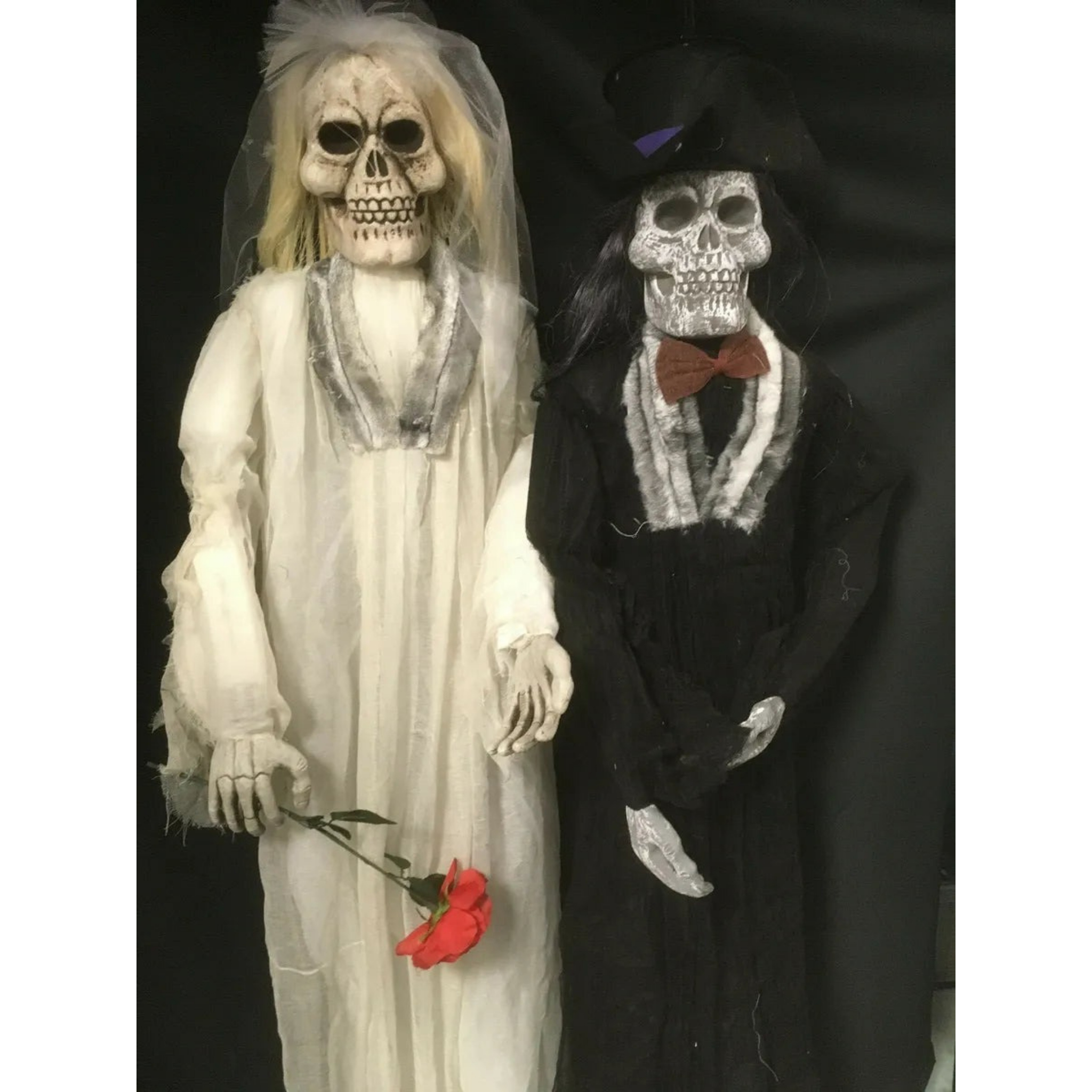 Hanging decoration skeleton bride and groom 183 cm