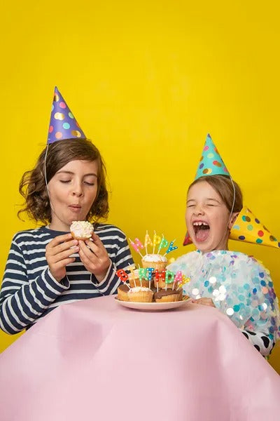 Day hats rainbow 8 pcs