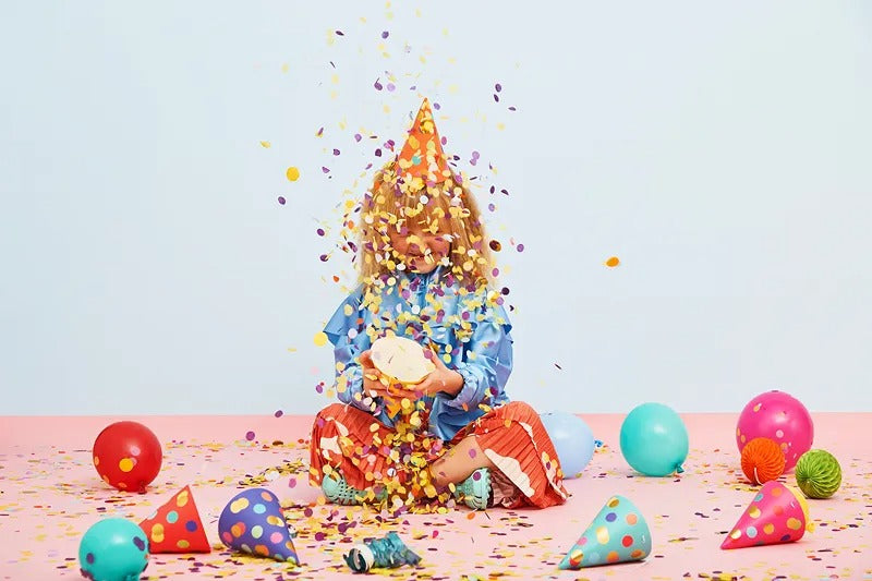 Day hats rainbow 8 pcs