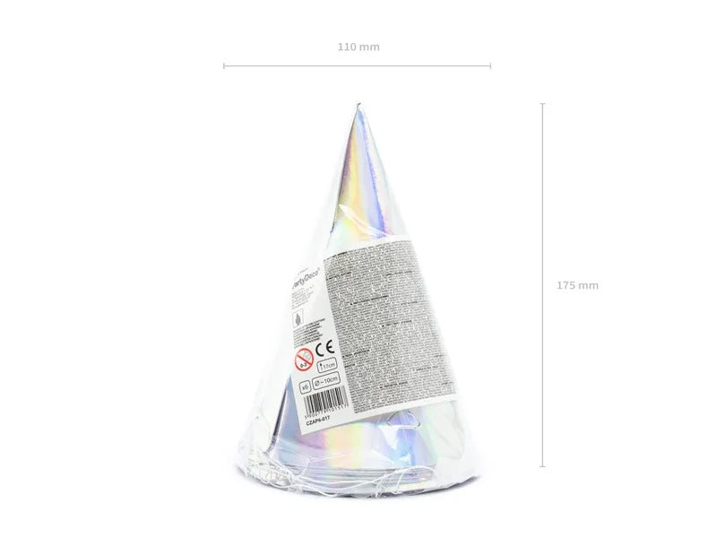 Day hats rainbow 8 pcs