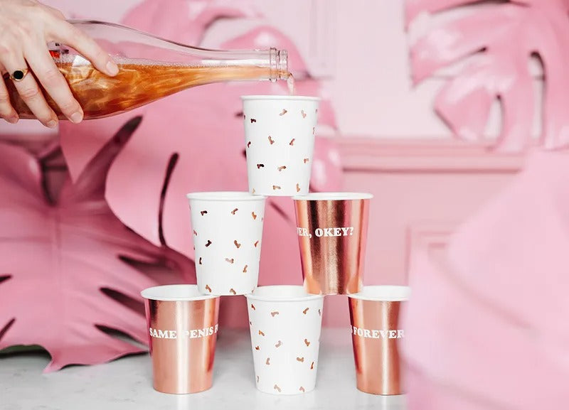 ქაღალდის ჭიქა penis forever 220მლ