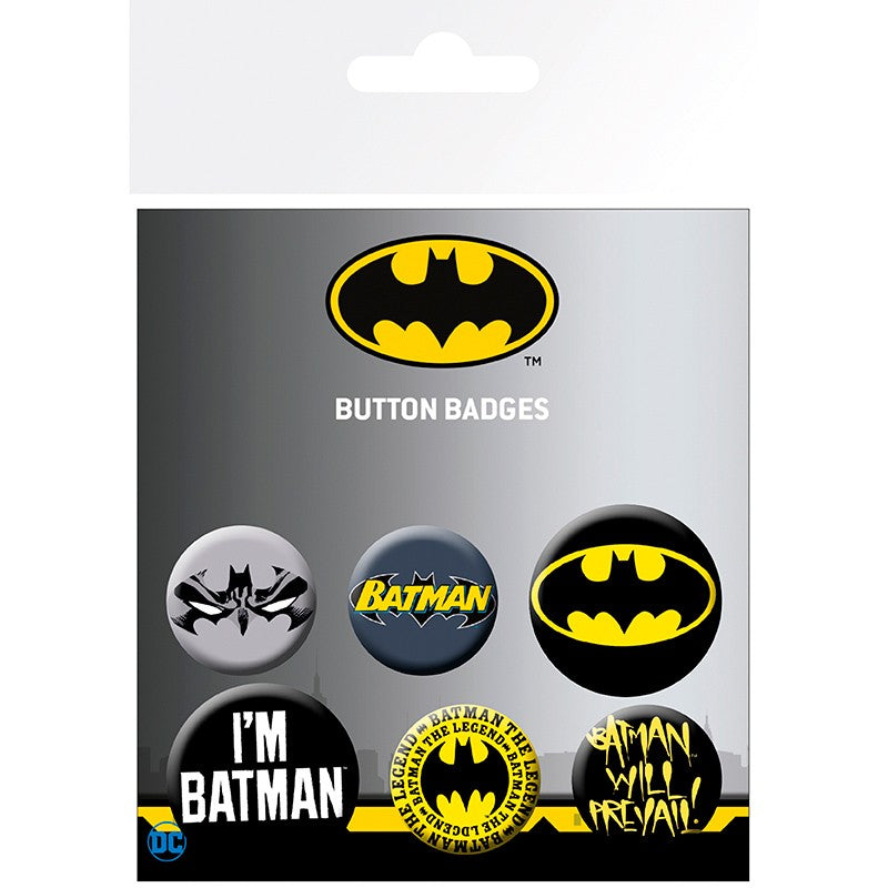 DC COMICS - Set of 6 badges - Batman