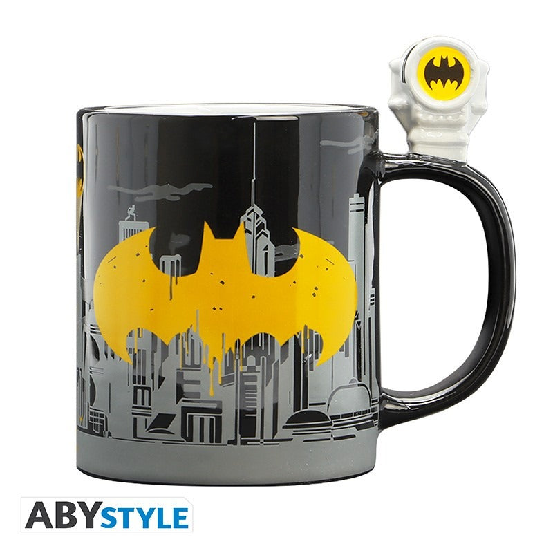 DC COMICS - ჭიქა  460მლ 3D- Bat-Signal & Batman