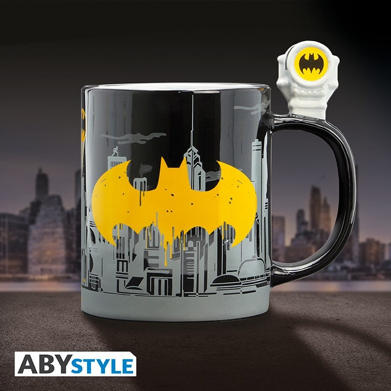 DC COMICS - ჭიქა  460მლ 3D- Bat-Signal & Batman