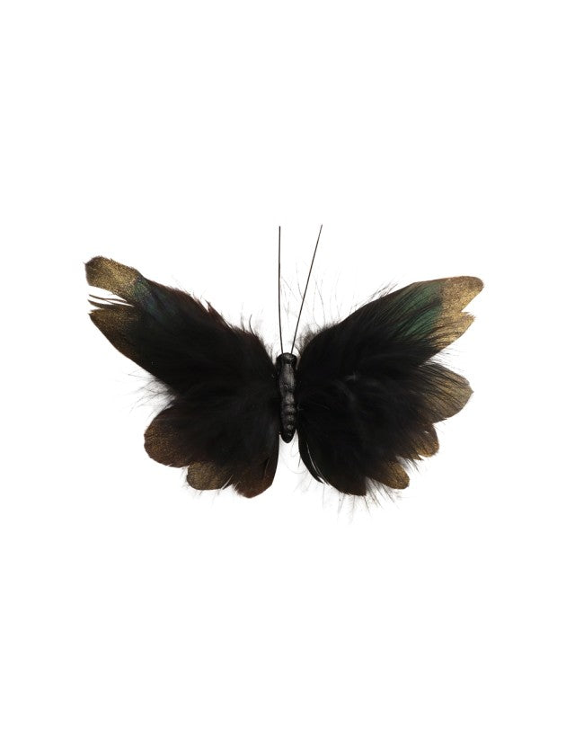 დასაკიდებელი ტყის შავი პეპელა 15CM X 1.5CM X 10CM