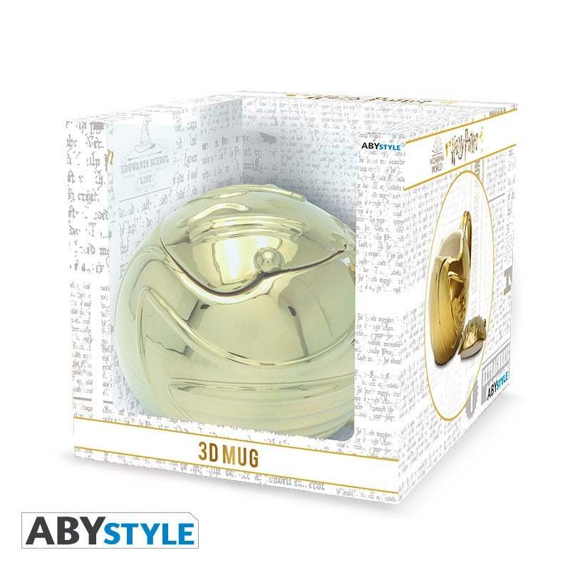 HARRY POTTER - ჭიქა 450მლ 3D - Golden Snitch