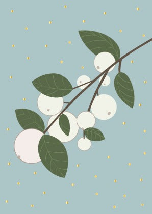 საახალწლო მისალოცი ბარათი Snowberry