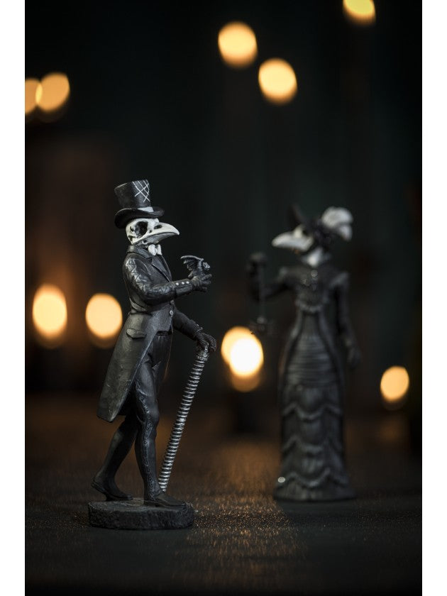 დეკორატიული ფიგურები Mr & Mrs ყვავები 7CM X 6CM X 21CM