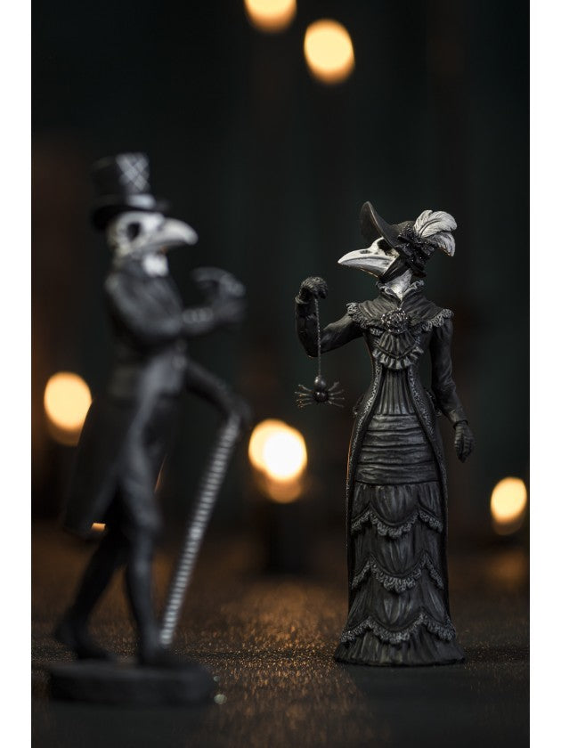 დეკორატიული ფიგურები Mr & Mrs ყვავები 7CM X 6CM X 21CM