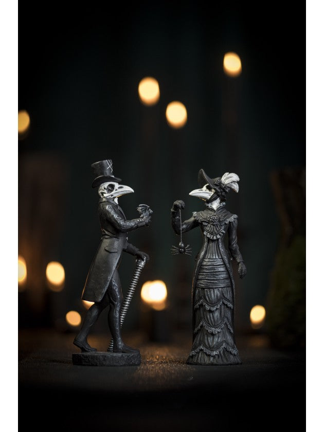 დეკორატიული ფიგურები Mr & Mrs ყვავები 7CM X 6CM X 21CM