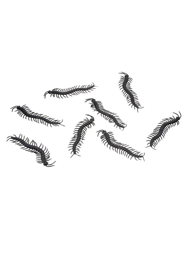 შავი მრავალფეხების ნაკრები 8ც 14CM X 3.5CM