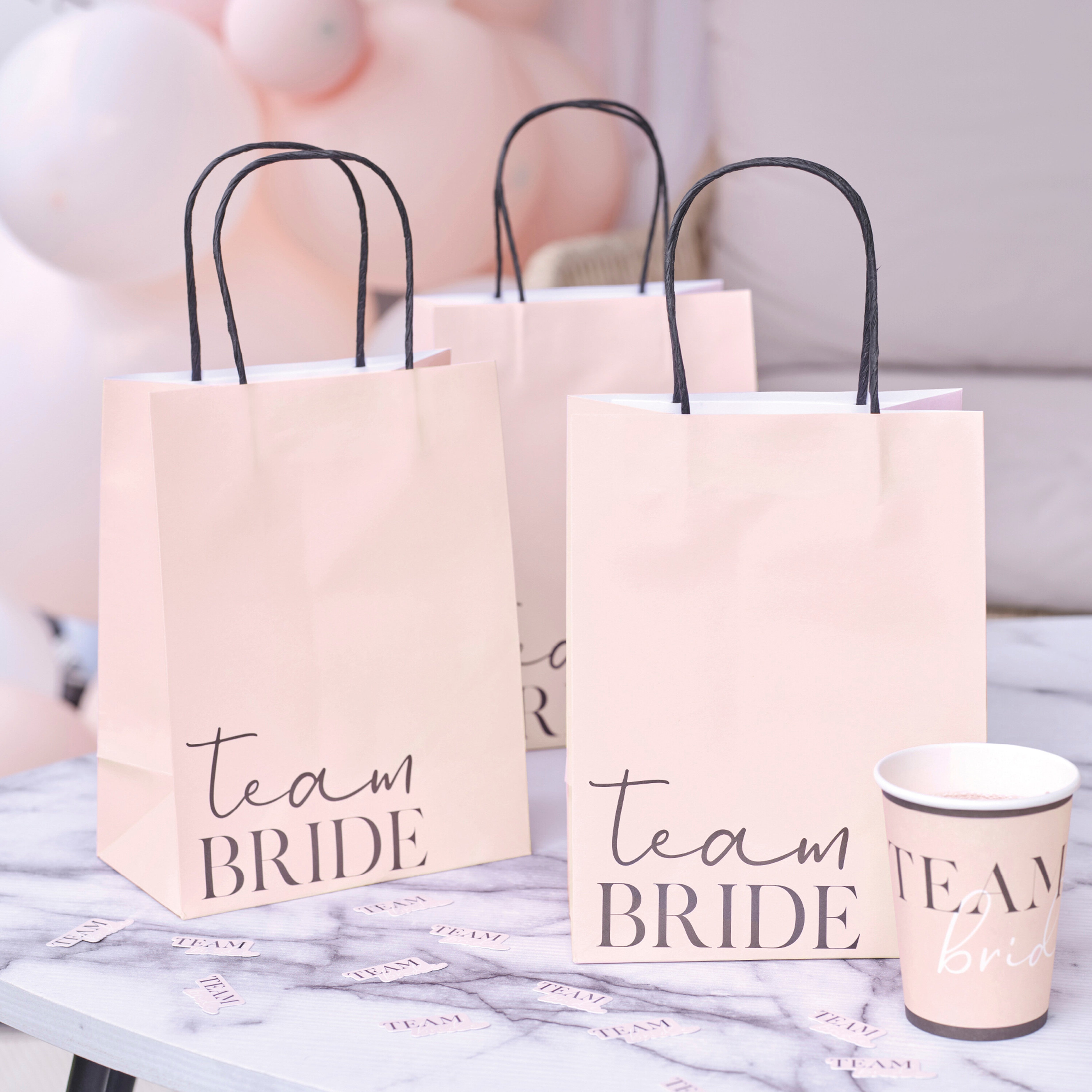 სასაჩუქრე ჩანთა Team Bride 5ც