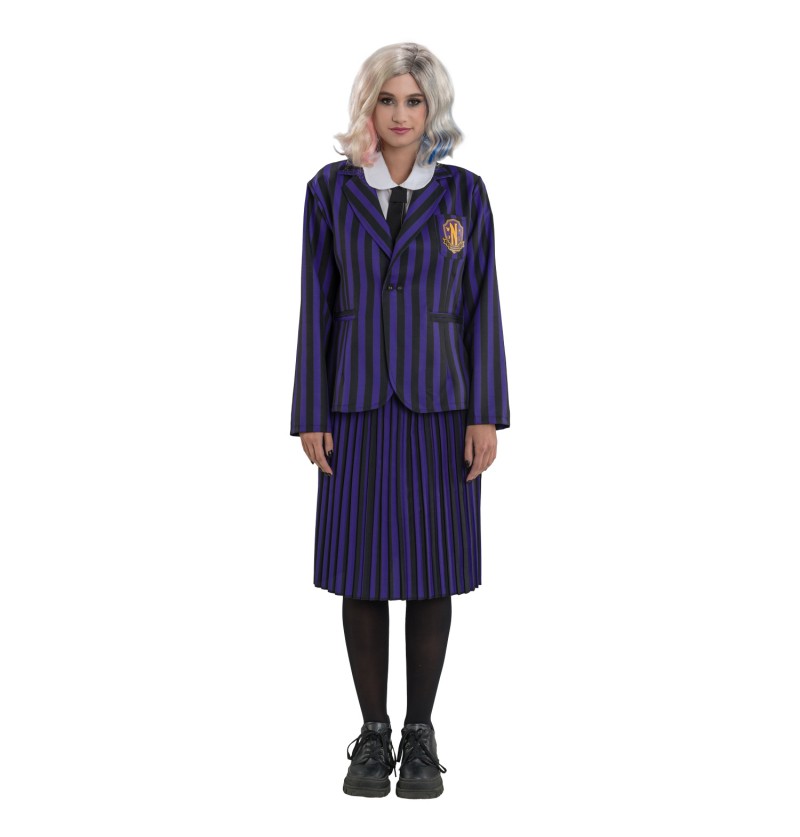 Dress Wednesday school uniform purple-Adams family