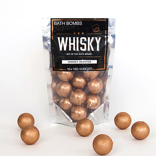 Bath balls golden whiskey